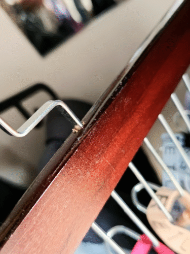 Wooden Strap Hanger Multifunctional Underwear Vest Storage Tool Home Solid Wood Hook Wave Clothes Drying Rack (PACK OF 20) photo review