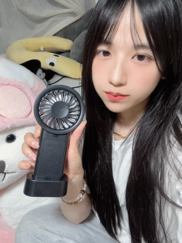 Mros Solar-Powered Handheld Desktop Fan, Portable, Outdoor USB Rechargeable for Summer. photo review