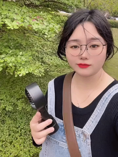 Mros Solar-Powered Handheld Desktop Fan, Portable, Outdoor USB Rechargeable for Summer. photo review