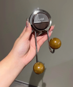 Walnut Suction Cup Hooks No-Drill Heavy Duty Door Storage Rack High-End Clothes Rack Non-Marking Adhesive Hooks (PACK OF 8)